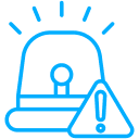 advanced threat and vulnerability identification icon