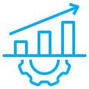 optimized network performance icon