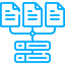 data collection and aggregation icon