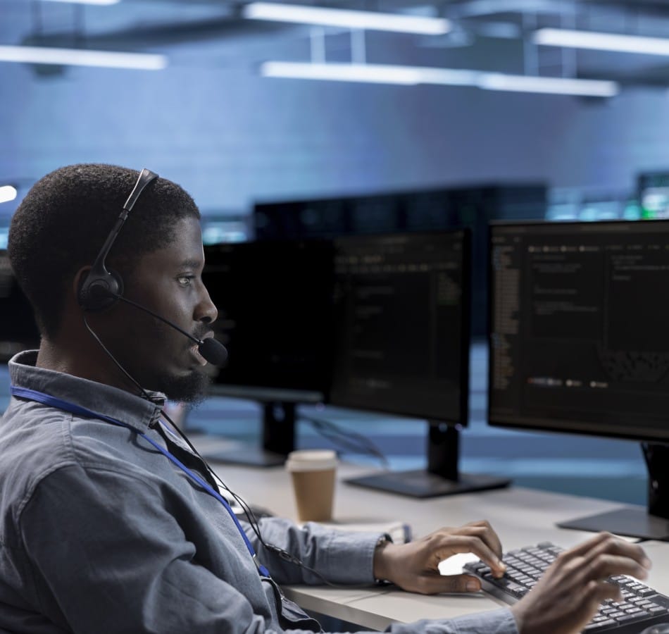 managed services man work