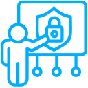 simulated attacks and user testing icon