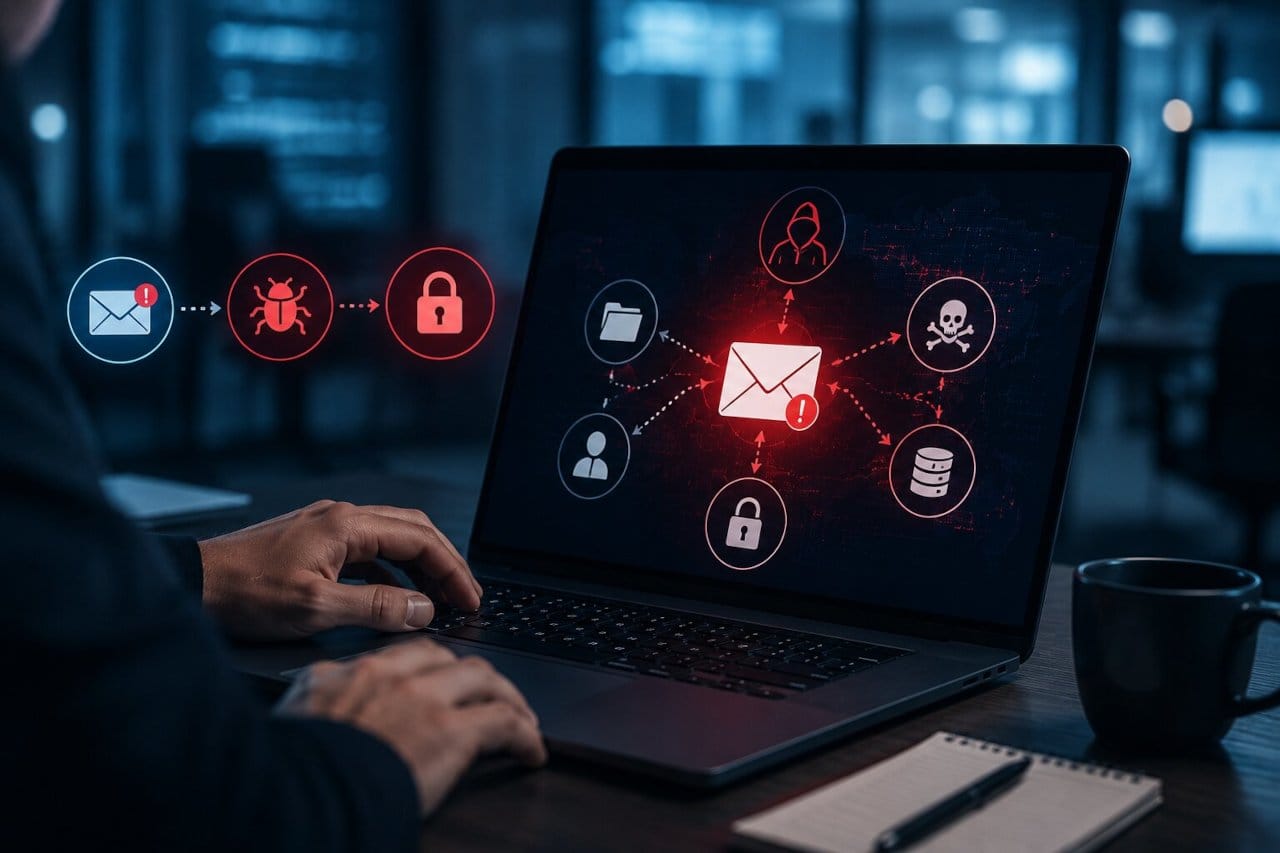 how ransomware spreads inside a business how ransomware spreads inside a business