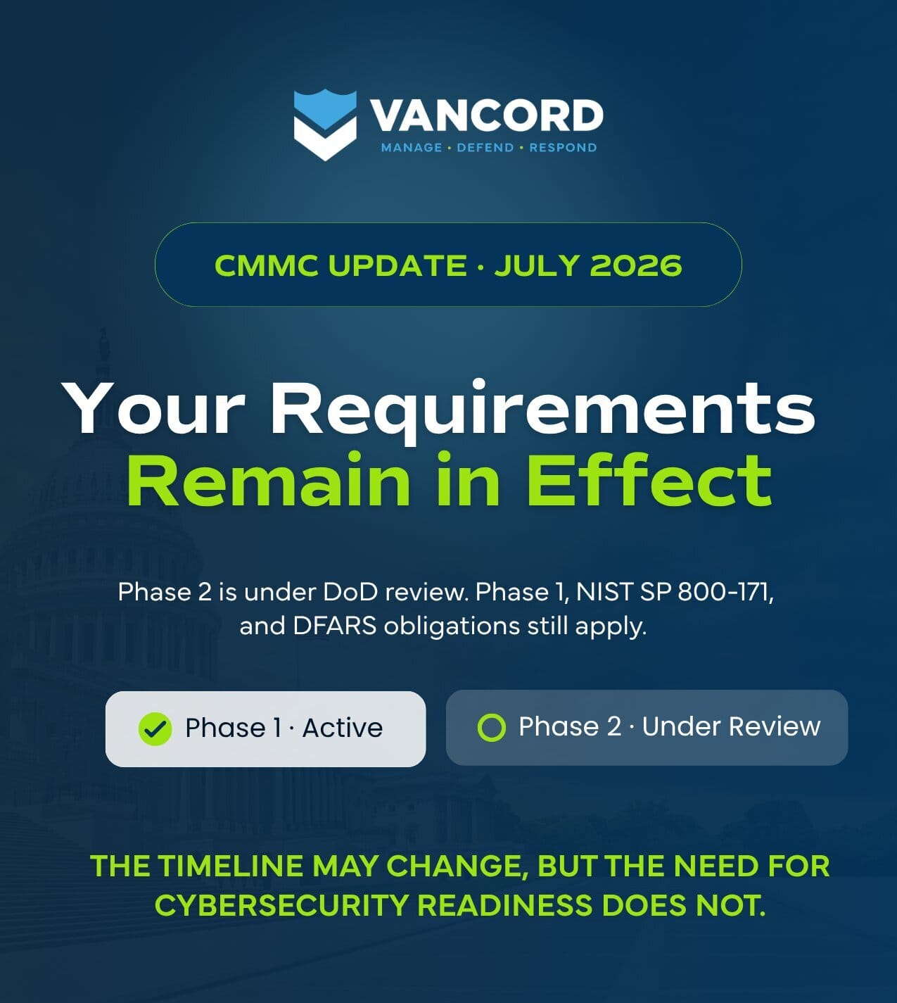 cmmc compliance update july 2026