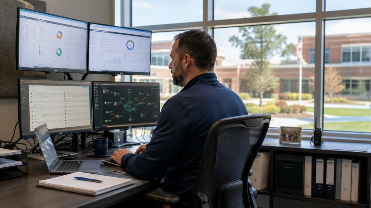 it administrator monitoring multiple systems it administrator monitoring multiple systems