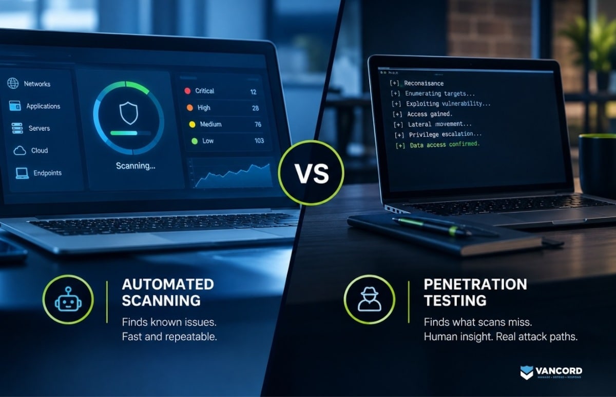 penetration testing vs automated scanning difference penetration testing vs automated scanning difference