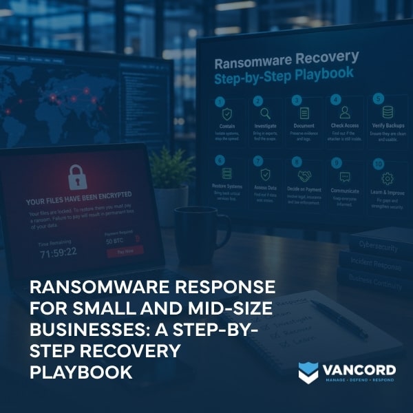 ransomware response for small and mid size businesses a step by step recovery playbook featured image